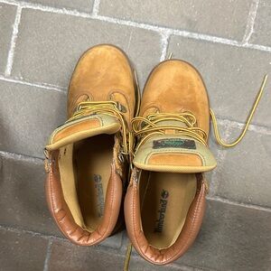 Timberland Kids Tan Lace-Up Boots
